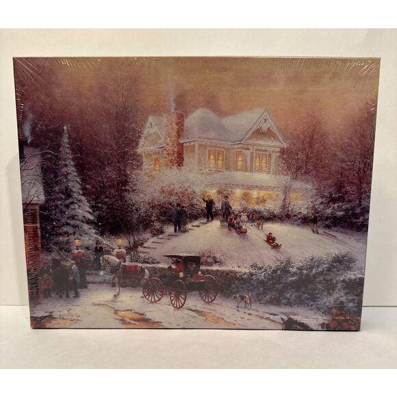 Springbok Thomas Kinkade 500 Pc. Jigsaw Puzzle Victorian Christmas II NEW Sealed - Picture 1 of 3